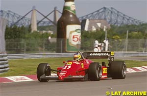 Michele Alboreto won the 1985 race
