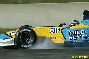 Fernando Alonso in testing this week