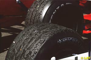 Michelin's worn tyres