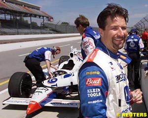 Michael Andretti at Indianapolis earlier this year