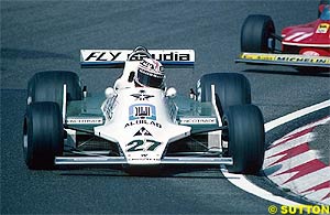 One of Bawn's favourites cars: the Williams FW07