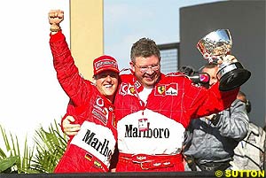 Schumacher and Brawn: a winning duo