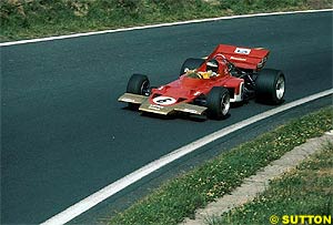 Jochen Rindt on his way to victory in 1970