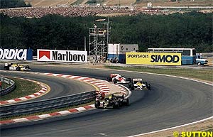 The first Hungarian GP in 1986