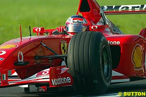 Barrichello was dominant during the race