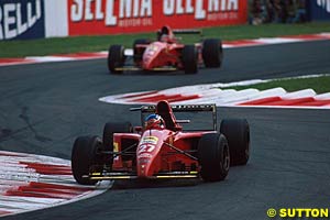 Gerhard Berger and Jean Alesi in 1995