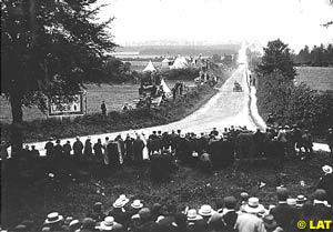 1903 Gordon Bennett Trophy. Athy, Ireland, Great Britain. 2 July 1903. Baron Pierre de Caters (Mercedes 90hp). 