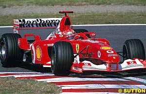 Schumacher was unstoppable in the race