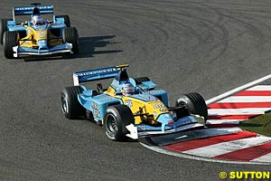 Jarno Trulli and Jenson Button