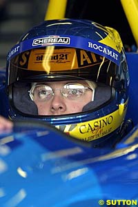 2002 International F3000 champion Sebastien Bourdais
