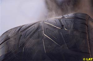 A Michelin wet-weather tyre