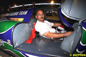Rahal at classic Le Mans, 2002