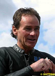 Barry Sheene at last month's Goodwood Revival meeting