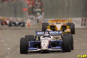 Michael Andretti on his way to victory