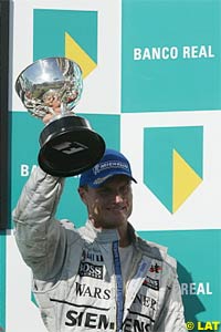 David Coulthard at the Brazilian GP