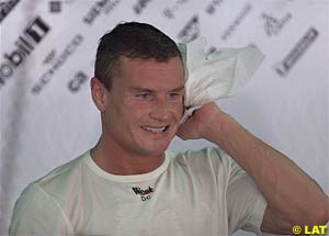 David Coulthard is not a happy man this year