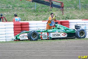 Pedro de la Rosa's car