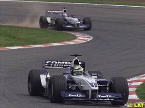 Ralf Schumacher followed by Montoya