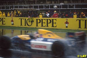 Nigel Mansell wins in 1992