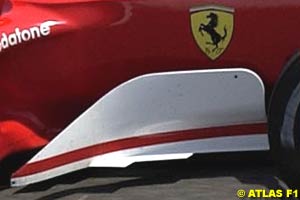 Ferrari's new barge-board