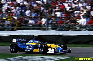 Jarno Trulli shone with the Renault
