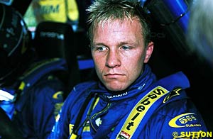Third placed Petter Solberg was the only driver to live with the Peugeots