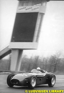 Nino Farina, during a test in Monza