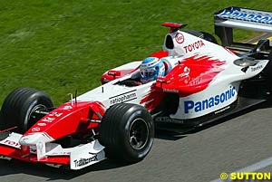 The revised Toyota at Indy