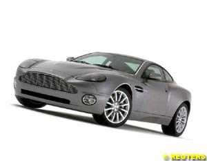 The Vanquish is capable of reaching 190mph, has a six-litre V12 engine and comes with a 158,000 pound price tag. 