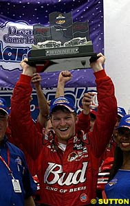 Dale Earnhardt Jr takes another Talladega trophy