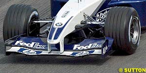 Williams' front wing
