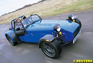 The Caterham has not one but two even more extreme versions: the 200bhp R400 and the 230bhp R500. 