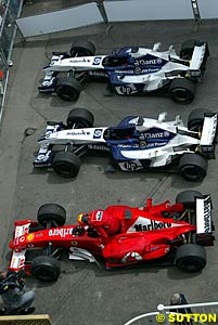 Ferrari and Williams have the best reliability