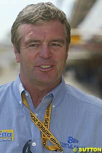 Derek Warwick was at Eastern Creek, having recently become involved in the ownership of a V8 Supercar team