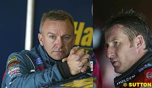 Russell Ingall and Mark Skaife, who collided towards the end of race two in controversial circumstances