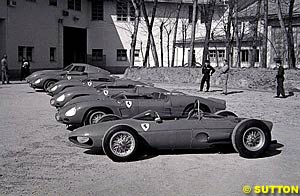 The Ferrari sharknose along with others