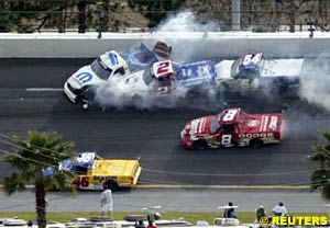 Action from last weekend's Craftsman Truck Series event at Daytona