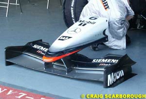A McLaren front wing