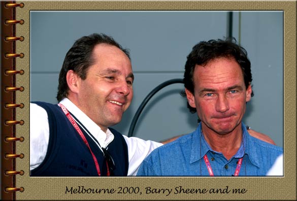 Melbourne 2000, Barry Sheene and me