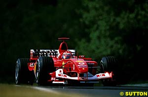 Schumacher could only salvage one point