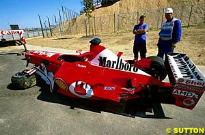 Rubens Barrichello's car