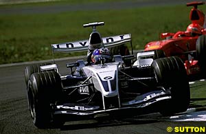 Montoya followed by Barrichello