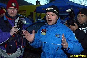 Tommi Makinen at the Monte Carlo Rally