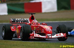 Barrichello got pole for the third time this season