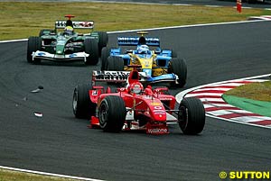 Schumacher had a troubled race
