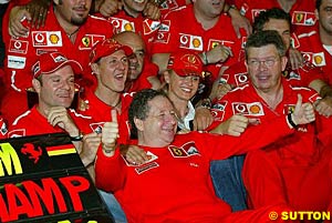 Ferrari celebrate