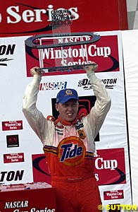 Ricky Craven celebrates a win he won't forget in a hurry
