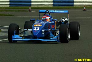 Nelson Piquet Jr won race one at Silverstone