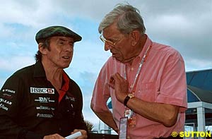 Stewart and Tyrrell in 2000