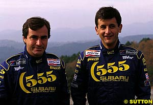Ten years ago, Carlos Sainz and Luis Moya were both at Subaru